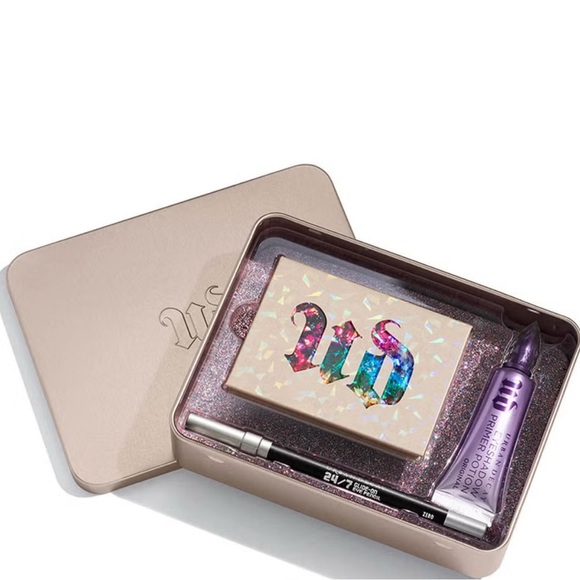 Urban Decay Limited Edition Gemstone Eye Set Tin + Added Urban Decay Brow Blade - Picture 1 of 8